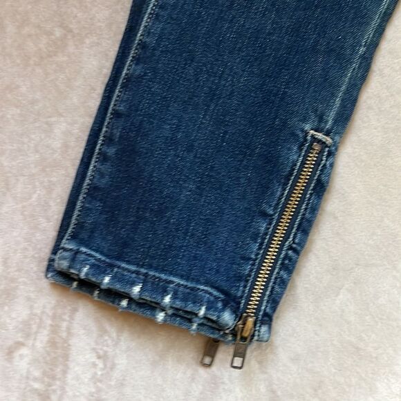 *Guess* NWT Sz 25 1981 Stretch Ankle Zip Crop Ankle Jeans - Picture 5 of 14